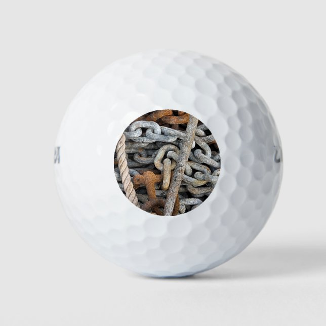 SEA FISHING CHAINS GOLF BALLS (Front)