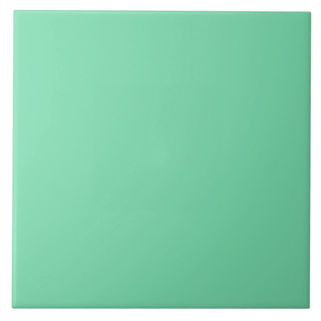 SEA FOAM GREEN (solid colour) ~ Tile (Front)