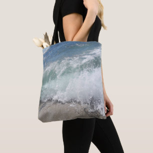 Sea Foam Ocean Wave Tote Bag