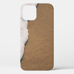 Sea foam on sand iPhone 12 case