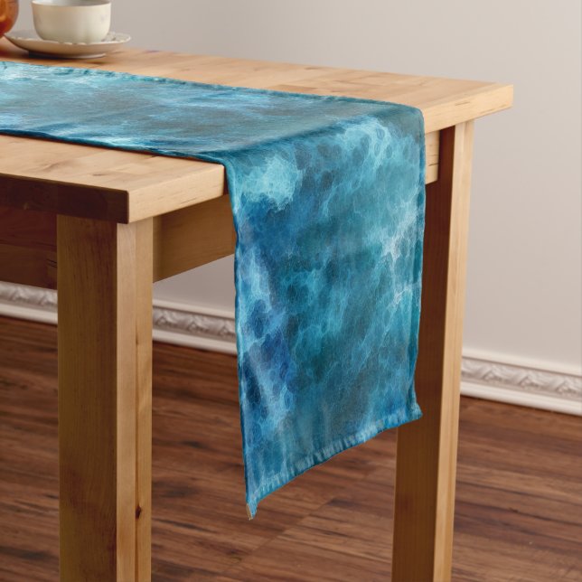 Sea Foam Short Table Runner (In Situ)