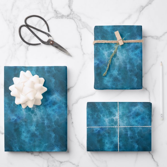 Sea Foam Wrapping Paper Sheet (Front)