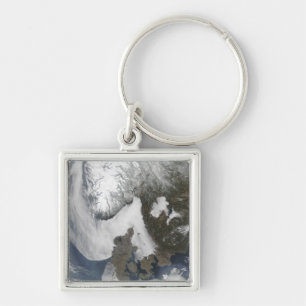 Sea Fog in Scandinavia Key Ring
