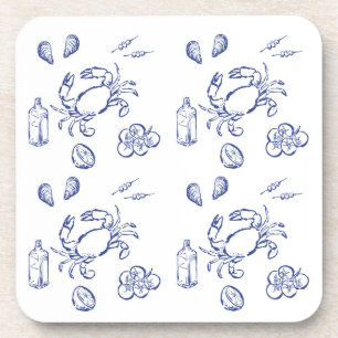 Sea Food Minimalism Coaster