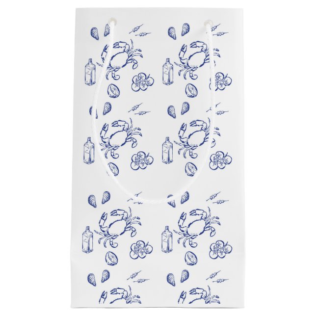  Sea Food Minimalism Small Gift Bag (Front)