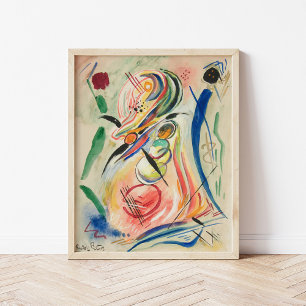 Sea Forms Rudolf Bauer Poster