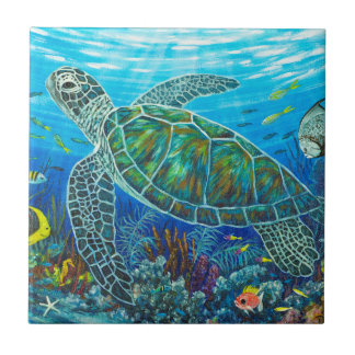 Sea Friends Ceramic Tile