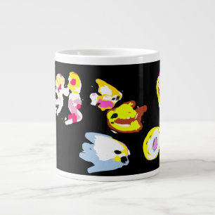 Sea fun summer large coffee mug
