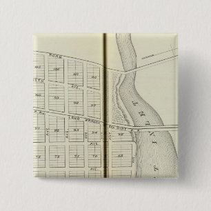 Sea Girt and Spring Lake Beach, Monmouth County 15 Cm Square Badge