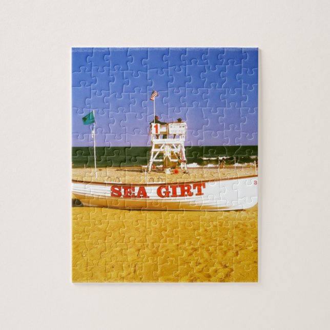 Sea Girt Lifeguard Boat Jigsaw Puzzle (Vertical)