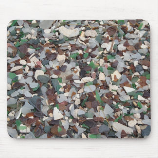 Sea Glass at Glass Beach - Bermuda Mouse Pad