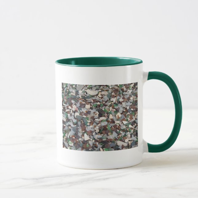 Sea Glass at Glass Beach - Bermuda Mug (Right)
