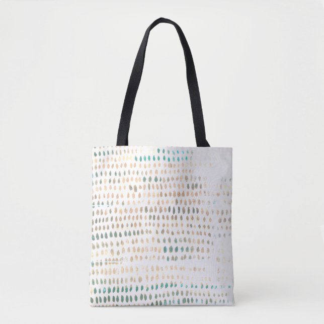 Sea Glass Beach Coastal Pattern  Tote Bag (Front)
