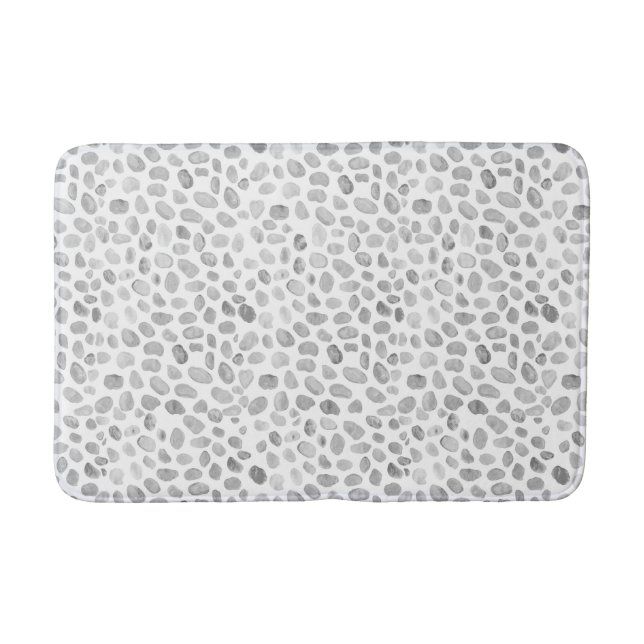 Sea Glass Beach Pebble Medium Bath Mat (Front)