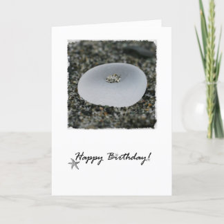 Sea Glass Birthday Card
