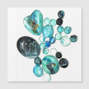 Sea glass colours flowers and bling