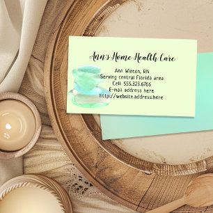 Sea Glass Green Home Health Care Cards