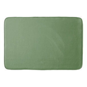Sea Glass Green Plain Colour Minimalist Design Bath Mat