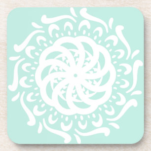 Sea Glass Mandala Coaster