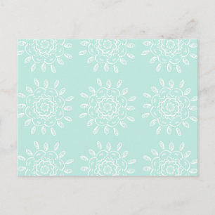 Sea Glass Mandala Postcard