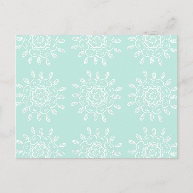 Sea Glass Mandala Postcard (Front)