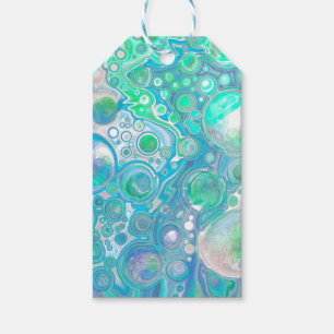 Sea Glass Marble To and From Gift Tags