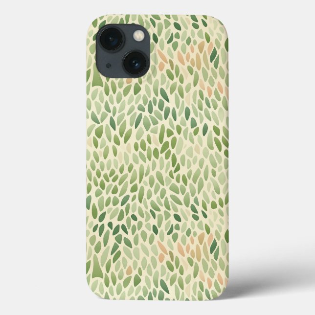 Sea Glass on Sand Abstract iPhone Case (Back)