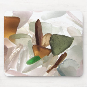 Sea Glass or Beach Glass Mouse Pad