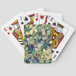 Sea Glass Pebbles Playing Cards