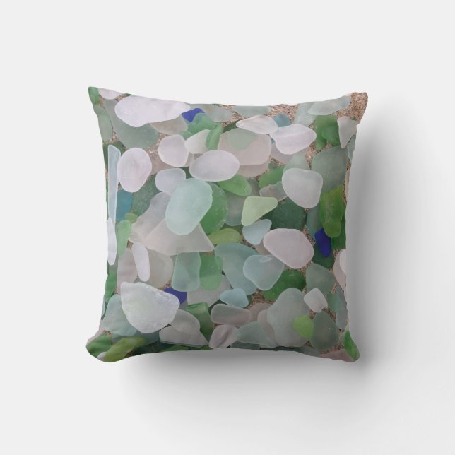 Sea glass pillow (Front)