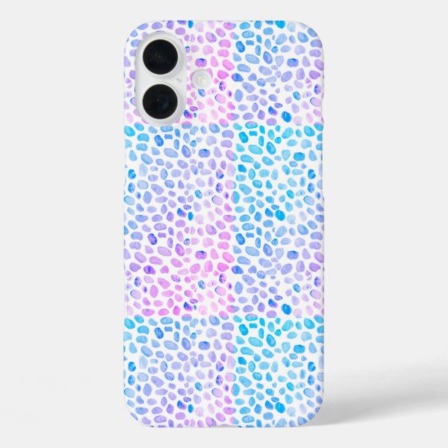 Sea Glass Turquoise Pattern Mermaid Case-Mate iPhone Case (Back)