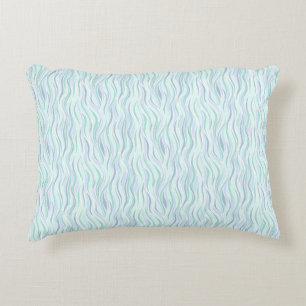 Sea Glass Waves Decorative Cushion