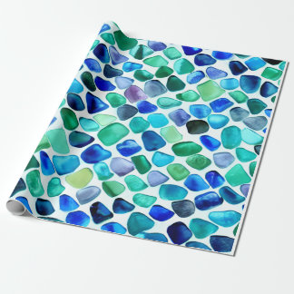 Sea Glass Wrapping Paper