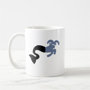 Sea Goat Mug • Capricorn Classic Zodiac Silhouette
