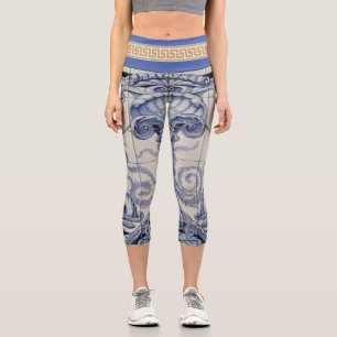 Sea Goddess Capri Leggings