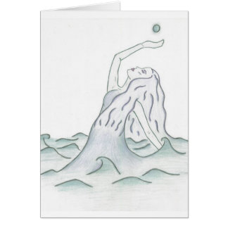 Sea Goddess Holding Moon