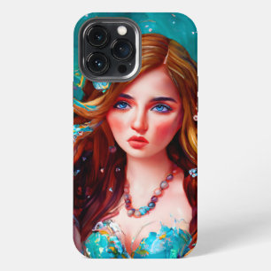 Sea Goddess Nymph Siren Mermaid Under Water Art iPhone 13 Pro Max Case