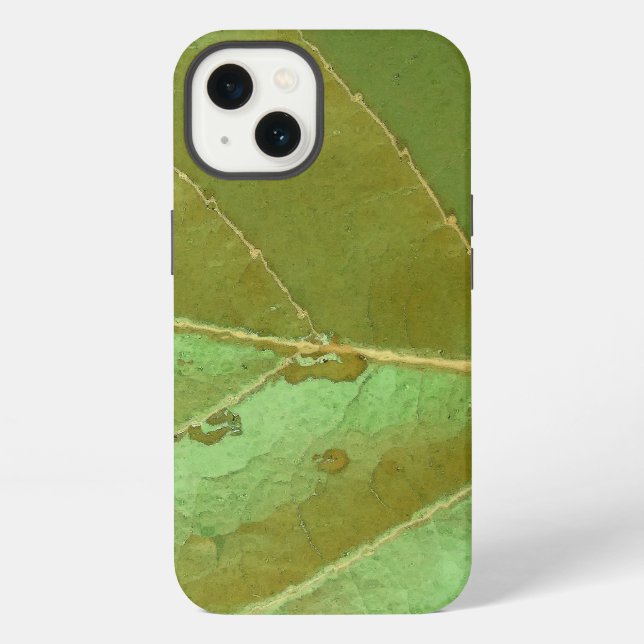 Sea Grape Leaf Closeup iPhone Case (Back)