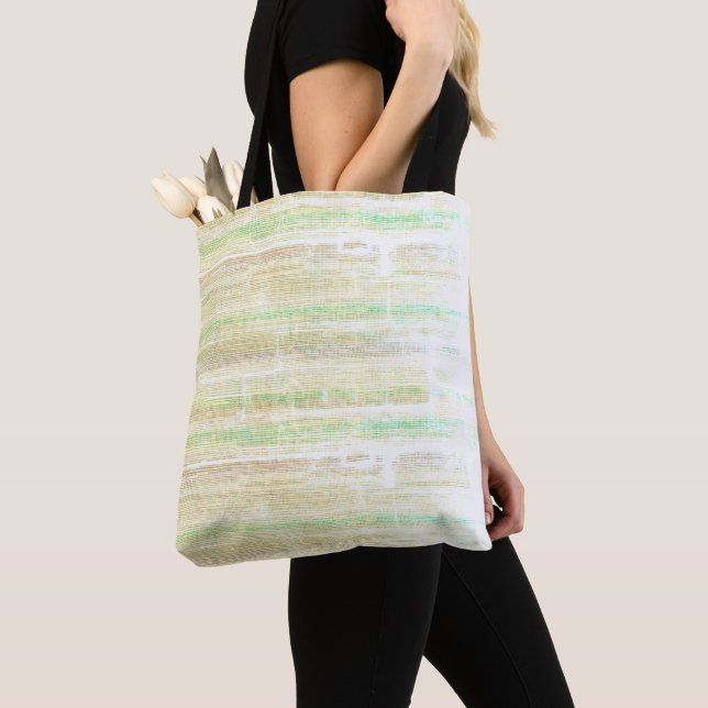 Sea Grass Beach Coastal Pattern  Tote Bag (Close Up)