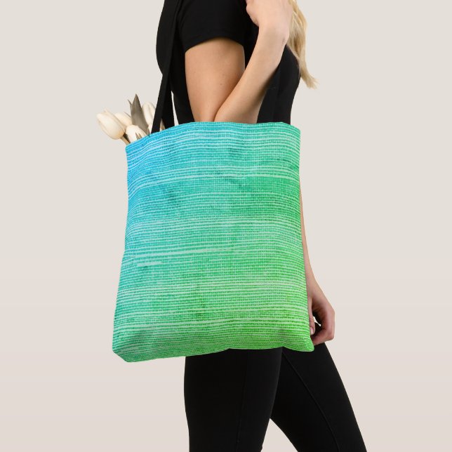 Sea Grass Beach Coastal Pattern  Tote Bag (Close Up)