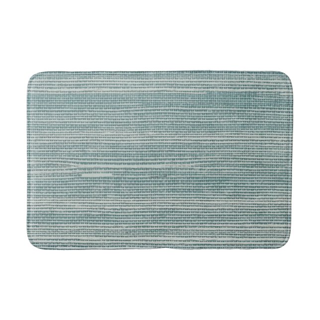 Sea Grass Turquoise Beach Texture Medium Bath Mat (Front)