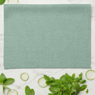 Sea Green Chenille Tea Towel