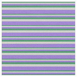 Sea Green, Light Grey, and Purple Coloured Pattern Fabric