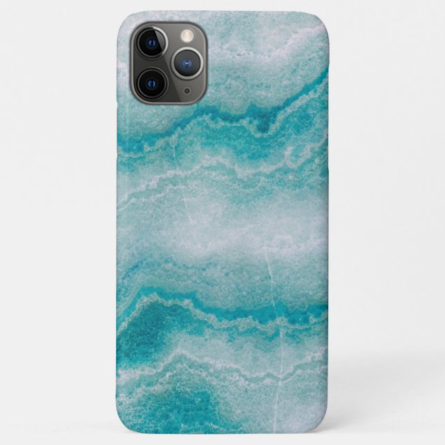 Sea Green Marble Texture Case-Mate iPhone Case (Back)