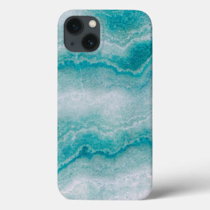 Sea Green Marble Texture iPhone 13 Case