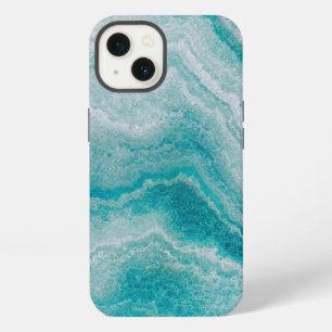 Sea Green Marble Texture iPhone 13 Case
