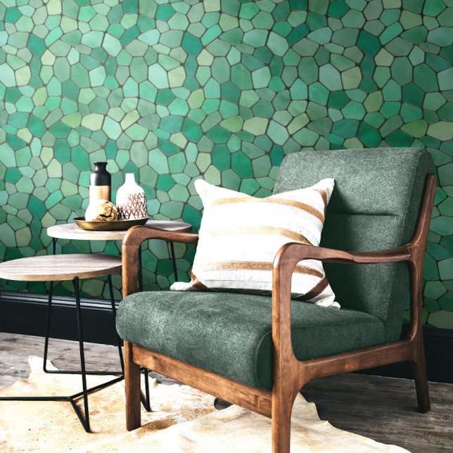 Sea Green Mosaic Wallpaper (Creator Uploaded)