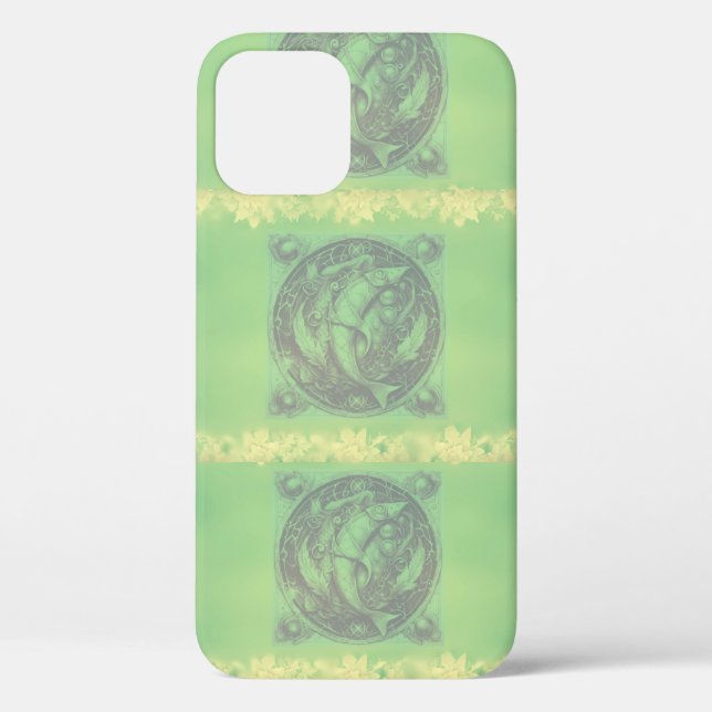 Sea Green Pisces iPhone Case (Back)