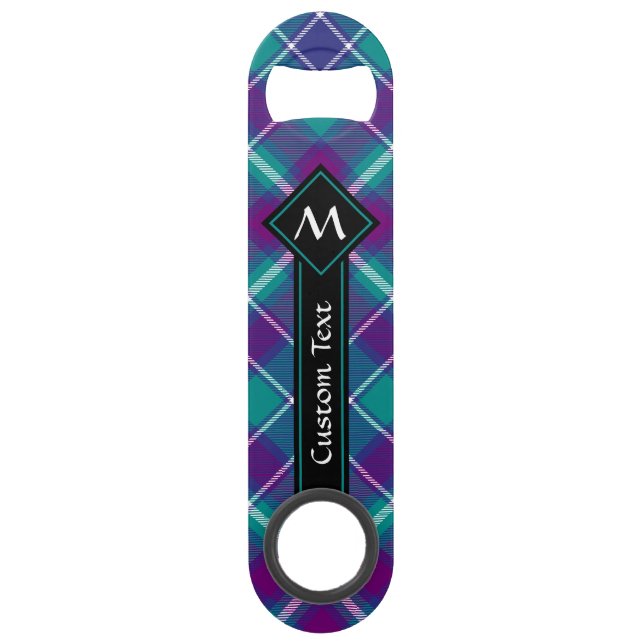 Sea Green, Purple and Blue Tartan (Front)