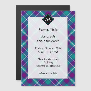 Sea Green, Purple and Blue Tartan